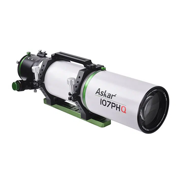 ASKAR 107PHQ_ Telescópio APO Astrograph_ 107mm_ f_ ASKAR 107PHQ Telescópio APO Flat-Field 107mm, f/7 - Imagem 1