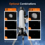 Svbony SV520 Telescópio Refrator Conjunto Completo 90mm f/8.9 - Imagem 6